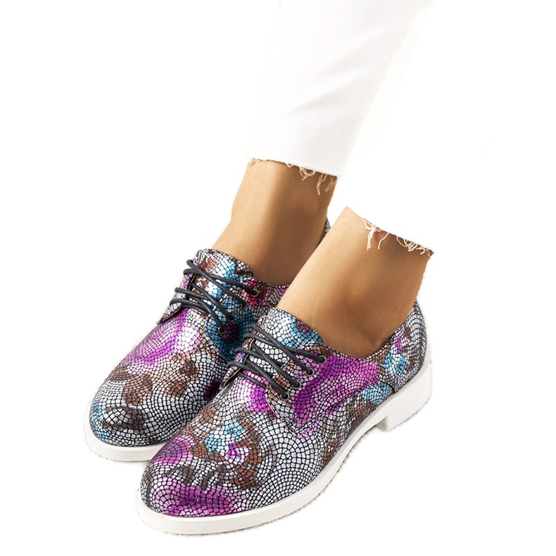 Klasické černé květinové jazzové boty ZG629-1 černá