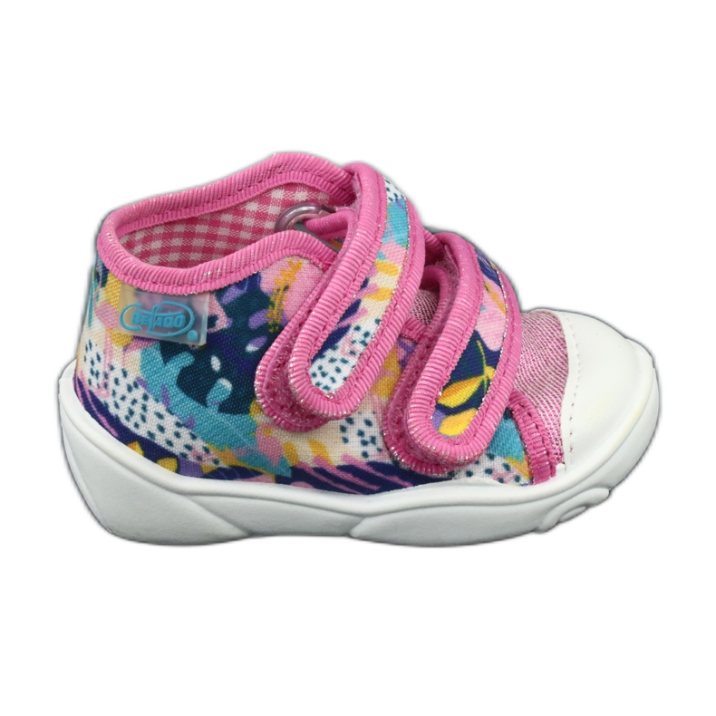 Oranžové dětské boty Befado 212P064 bílý námořnická modrá modrý růžový žlutá