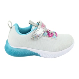 Sportovní boty American Club ES14 šedo/modré šedá