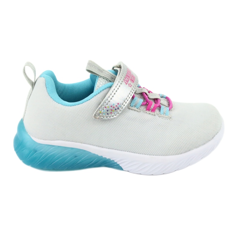 Sportovní boty American Club ES14 šedo/modré šedá