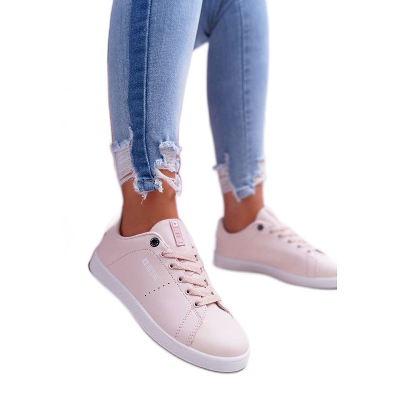 Růžové dámské tenisky Big Star DD274216 růžový