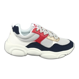 Lee Cooper W-1275 Ženy bílá červená válečné loďstvo šedá vícebarevný