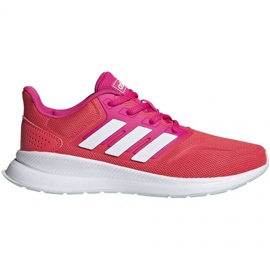 Boty Adidas Runfalcon K Jr EG2550 červený růžový