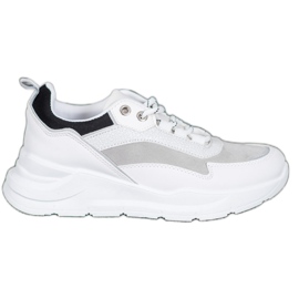 SHELOVET Tenisky Na Platformě bílý černý