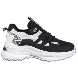 Weide Módní milostné tenisky černý