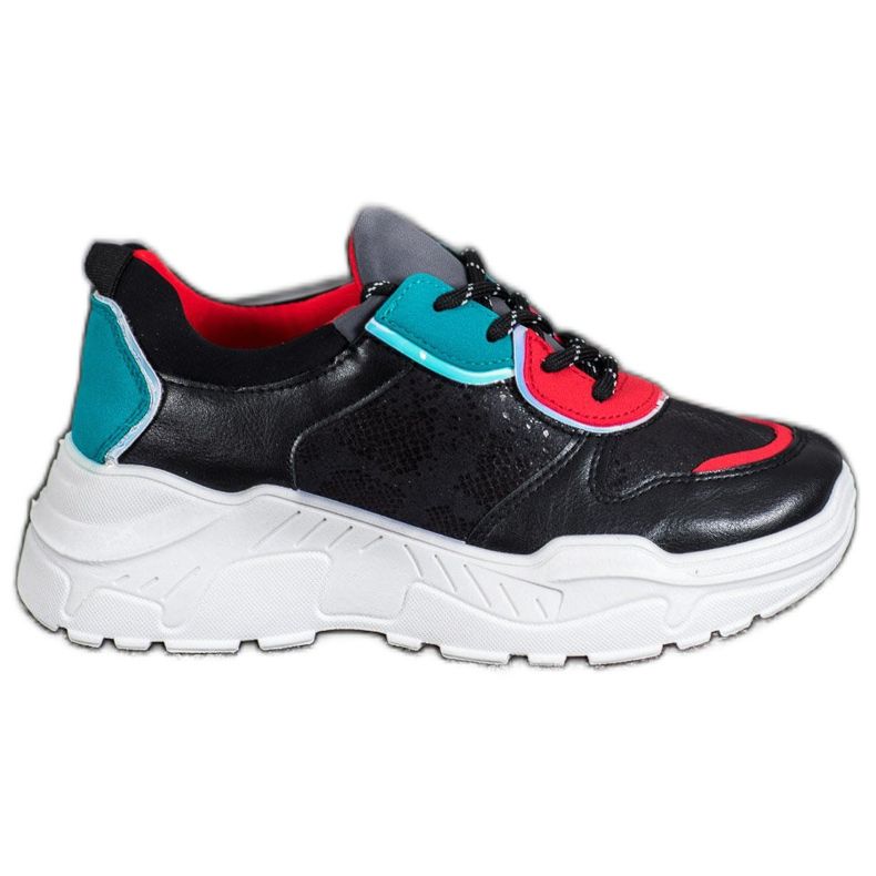 SHELOVET Módní tenisky černá