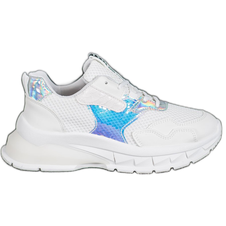 SHELOVET Tenisky se síťovinou bílý