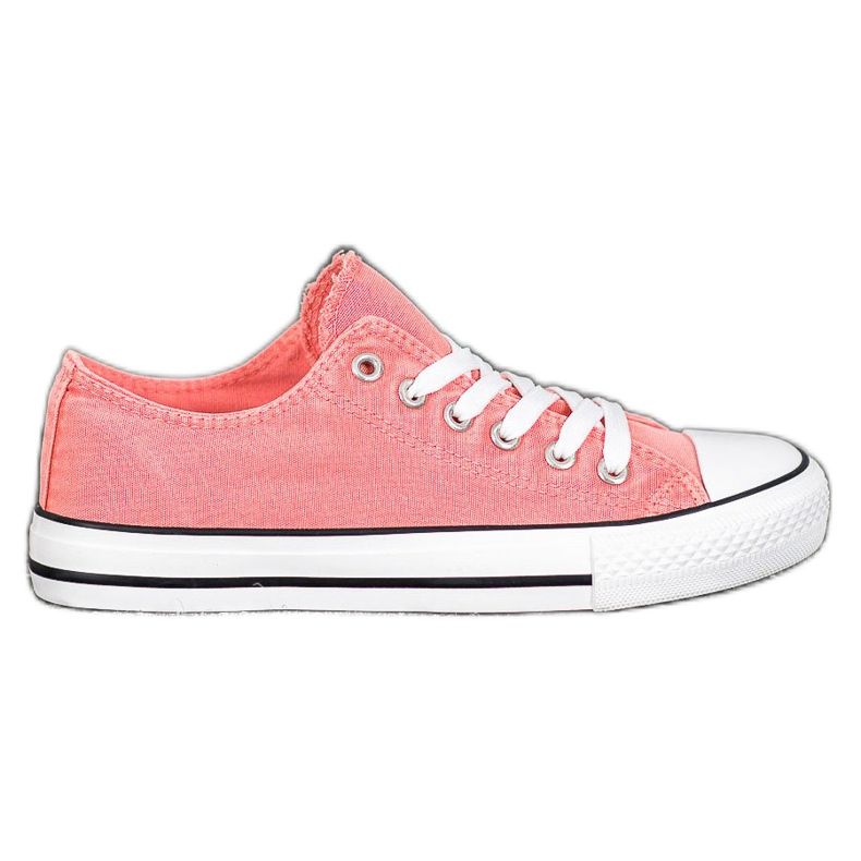 McKey Stylové textilní tenisky oranžový