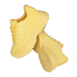 Žlutá sportovní obuv DML902 Žlutá žluť