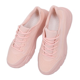 Růžová sportovní obuv DML902 All Pink růžový