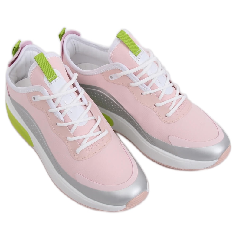 Růžová dámská sportovní obuv YK106 GREY / PINK růžový šedá