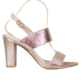 Goodin Stylové sandály žluť