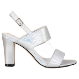 Goodin Stylové sandály stříbro