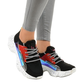 Černé tenisky zdobené HL-03 černý