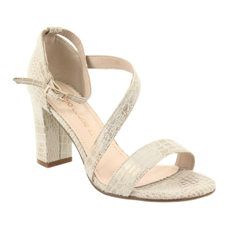 Sandály Gladiator Sergio Leone SK870 béžové béžový zlatý