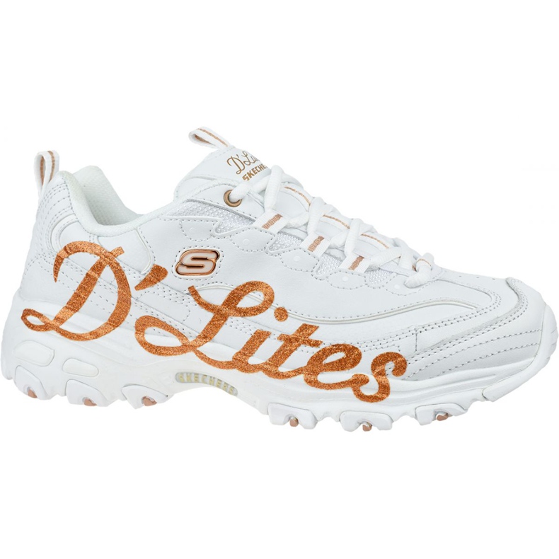 Boty Skechers D'Lites Glitzy City W 13165-WTRG bílý