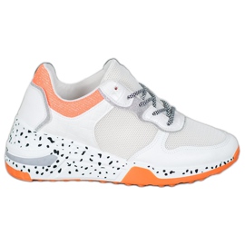 SHELOVET Tenisky se síťovinou bílý