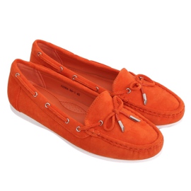 Oranžové dámské mokasíny RQ-1 Orange pomerančový