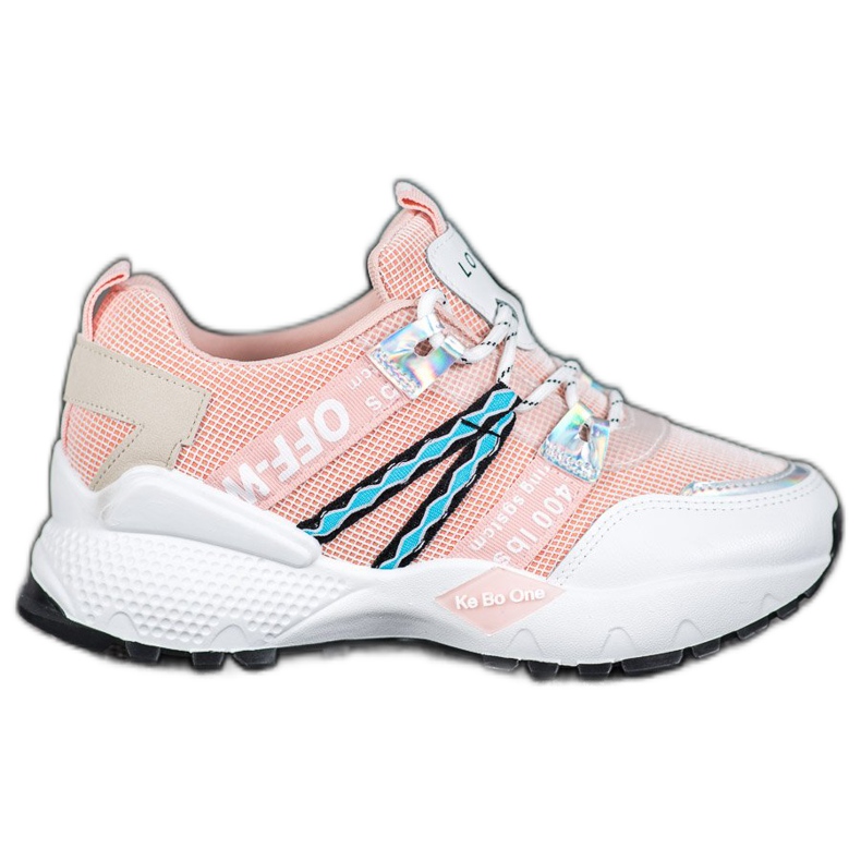 Bona Love Mesh tenisky bílý růžový Bona Love Mesh tenisky bílý růžový