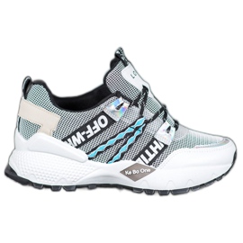 Bona Love Mesh tenisky bílý černá