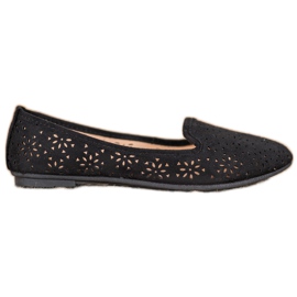 Clowse Black Openwork Lords černý