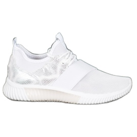 SHELOVET Sportovní obuv s gumičkou bílý
