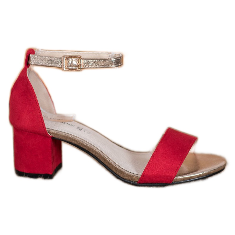 Goodin Elegantní Sandály Na Baru červené žlutá Goodin Elegantní Sandály Na Baru červené žlutá