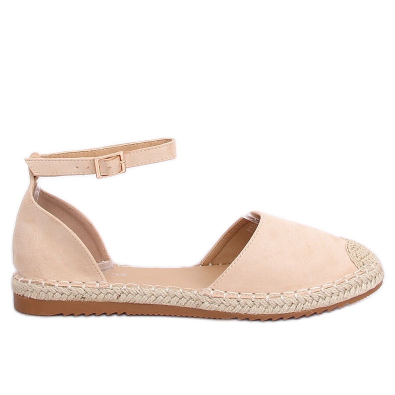 Béžové espadrilky pro ženy YSD810 Béžová béžový