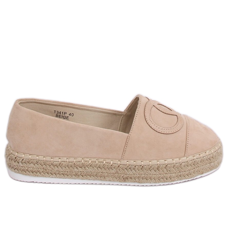 Dámské béžové espadrilky T341P Beige béžový