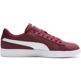 Puma Smash v2 Cv M 366420 08 červený vícebarevný