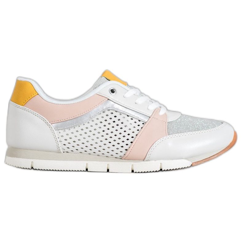 Kylie Prolamované sportovní boty bílý