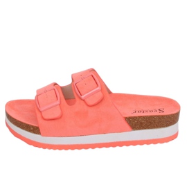 Korálové pantofle SS115P Coral vícebarevný pomerančový