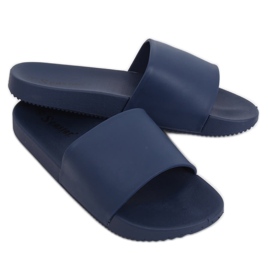 Tmavě modré dámské pantofle CK78P Blue námořnická modř