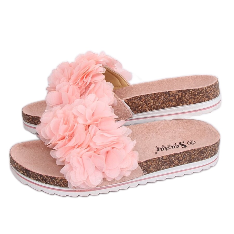 Flower power pink BG47P Pink růžový