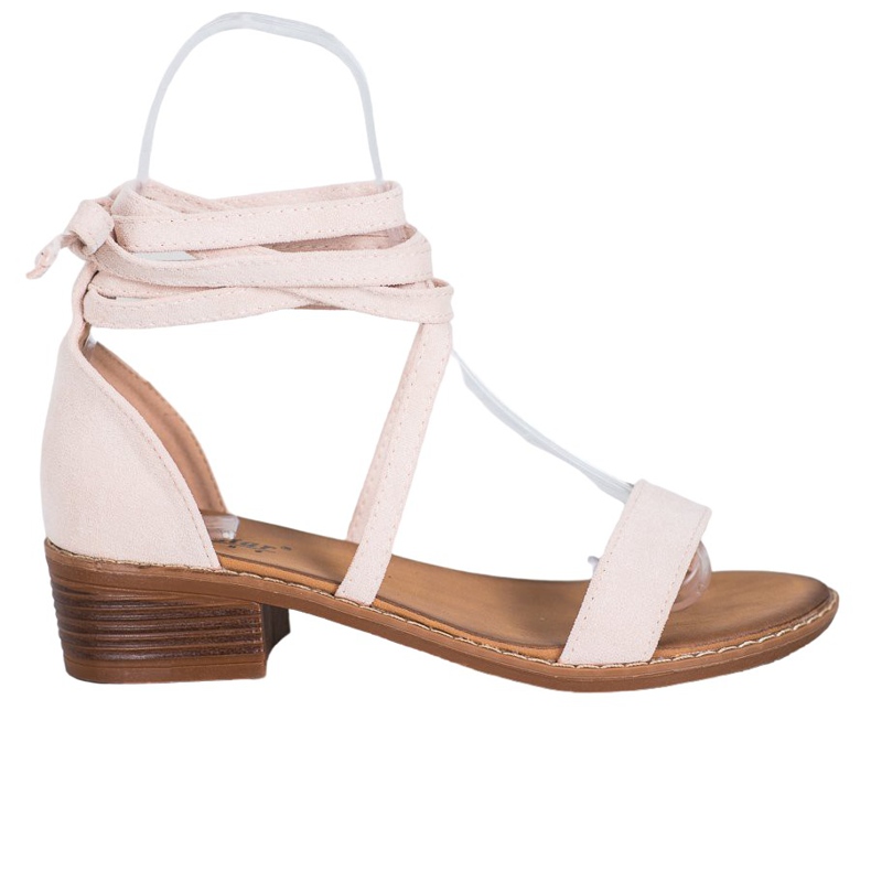 Svázané sandály hnědý Svázané sandály hnědý