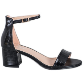 Seastar Sandály s eko kůží černý