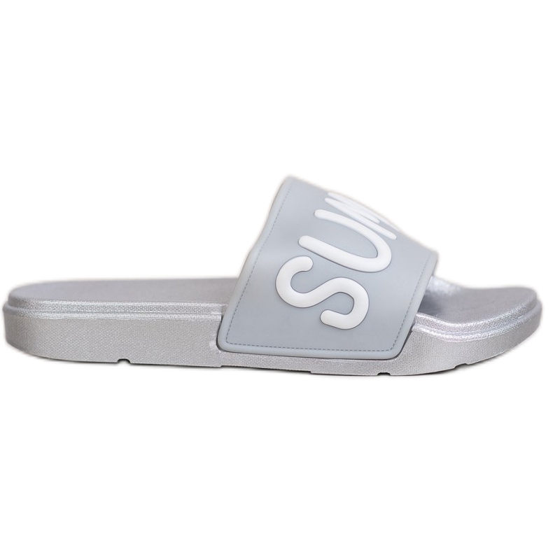 SHELOVET Gumové pantofle šedá