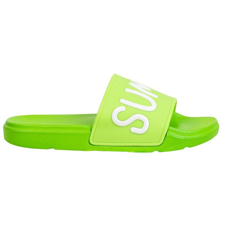 SHELOVET Gumové pantofle zelená