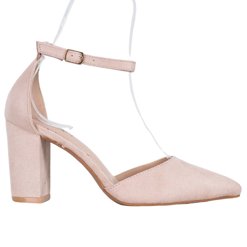 Seastar Semišové Lodičky Na Sloupu hnědý