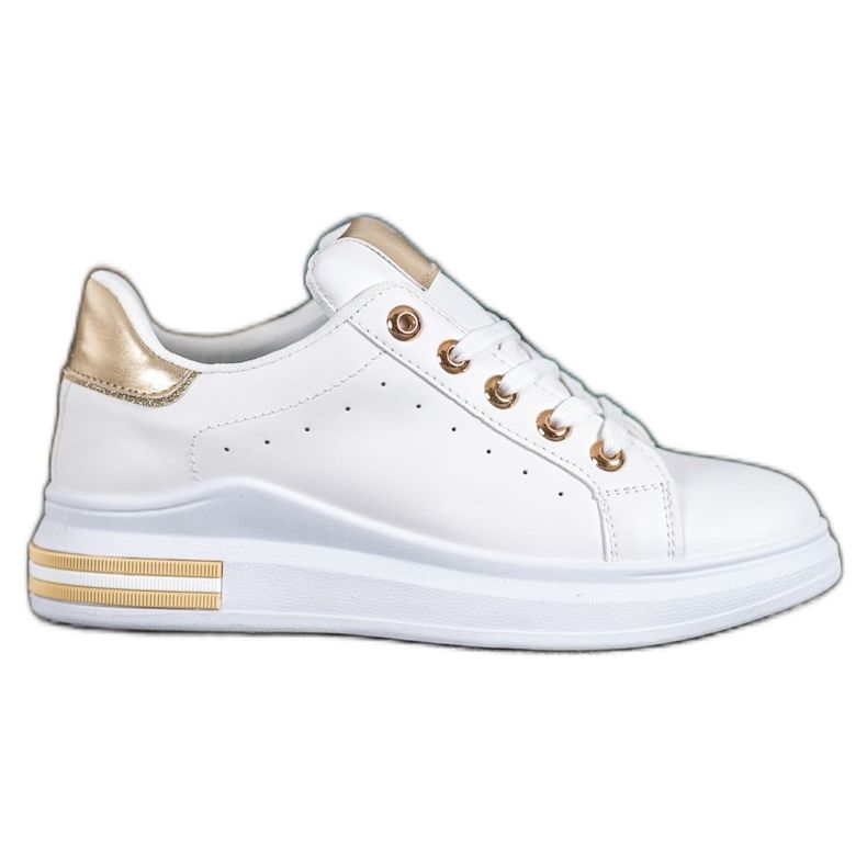 SHELOVET Módní sportovní obuv bílý