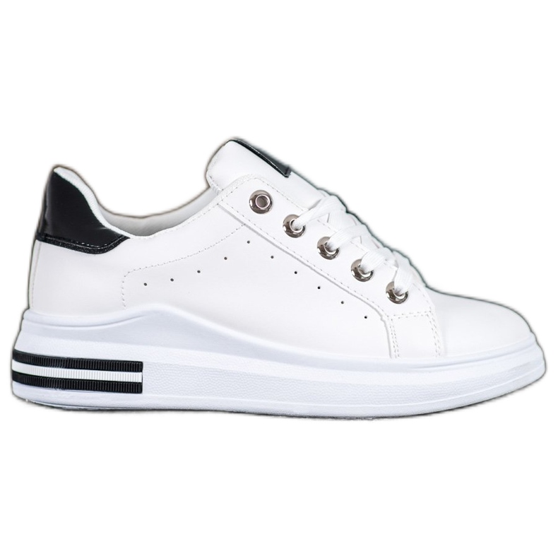 SHELOVET Módní sportovní obuv bílý