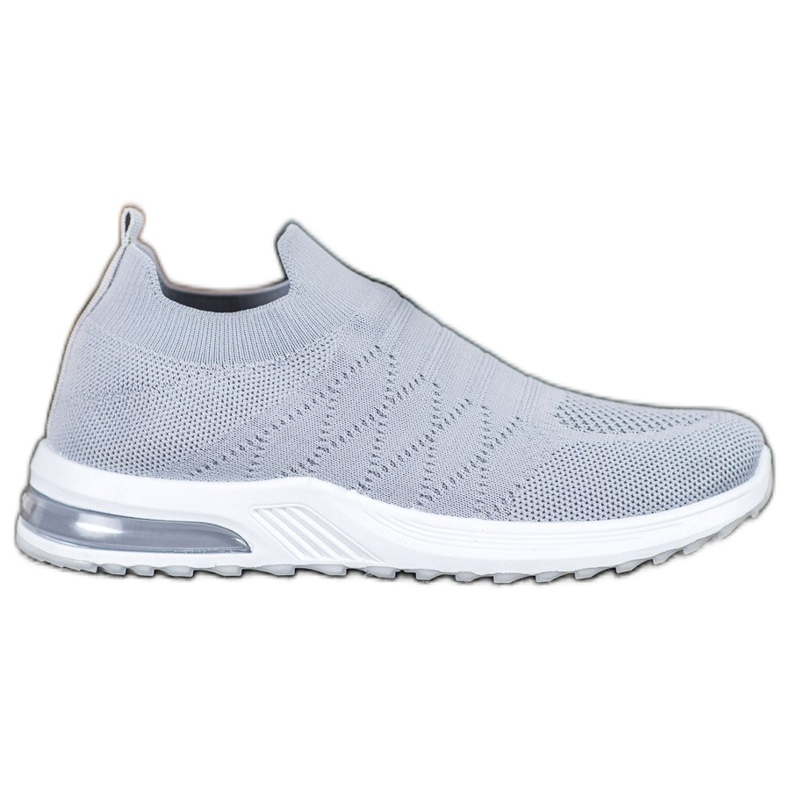 Diamantique Šedé nazouvací boty šedá