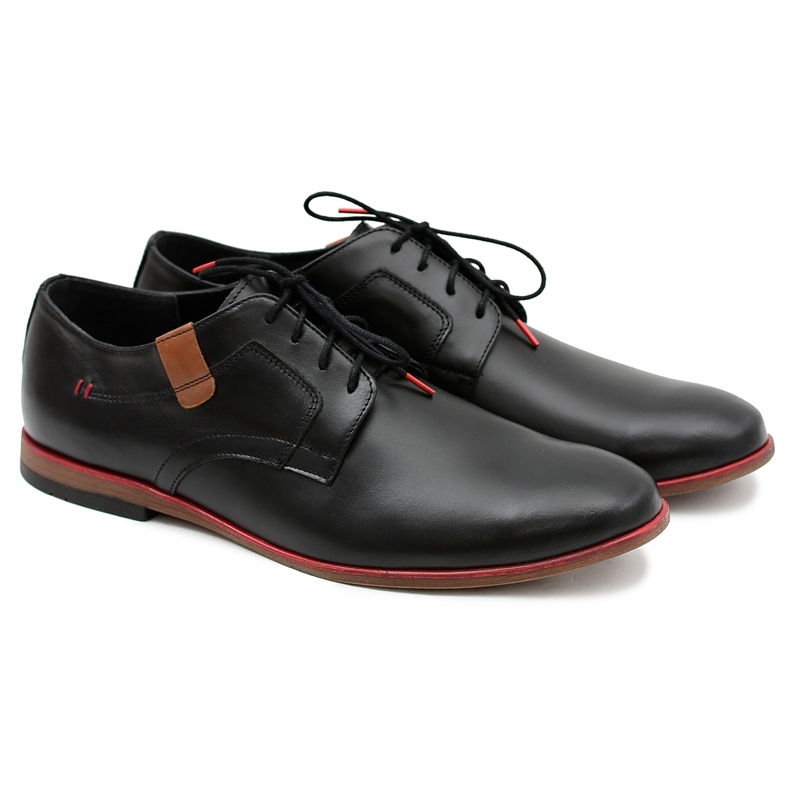 Bednarek Polish Shoes Pánské brogues Bednarek Elegantní kožené černé Nikolas černá
