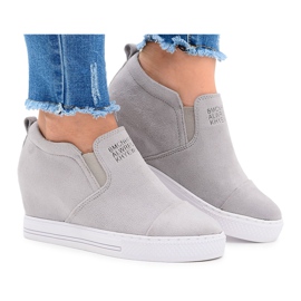 Dámské tenisky Snekers Lu Boo Slip Grey Kaori šedá