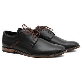 Bednarek Polish Shoes Pánské brogues Bednarek Elegantní kožené černé Edgardo černý