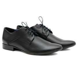 Bednarek Polish Shoes Pánské brogues Bednarek Elegantní kožené černé Edmondo černý