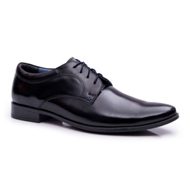 Bednarek Polish Shoes Pánské brogues Bednarek Elegantní lakovaná kůže černá Gaspare černý