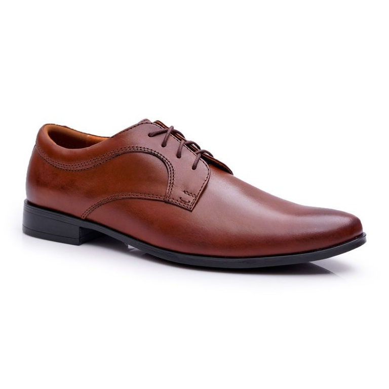 Bednarek Polish Shoes Pánské brogues Bednarek Elegantní kožené hnědé Gaspare hnědý