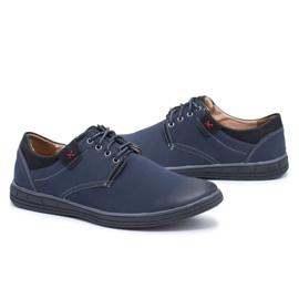 Pánské Delgado Navy Blue Brogues námořnická modrá