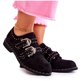 Dámské brogues Lu Boo Black Cozy černá